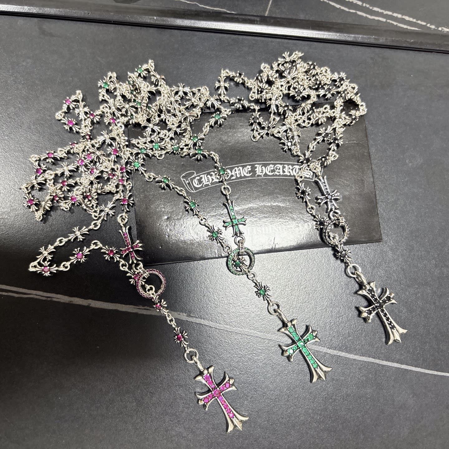 Chrome Hearts Charm Cross Necklace